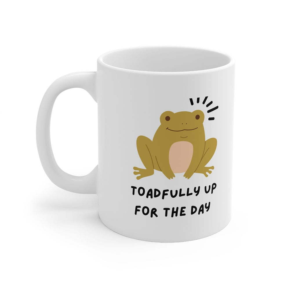 Thumbnail: Toadally Up For The Day Mug, Coffee Cup, 11oz, 15oz