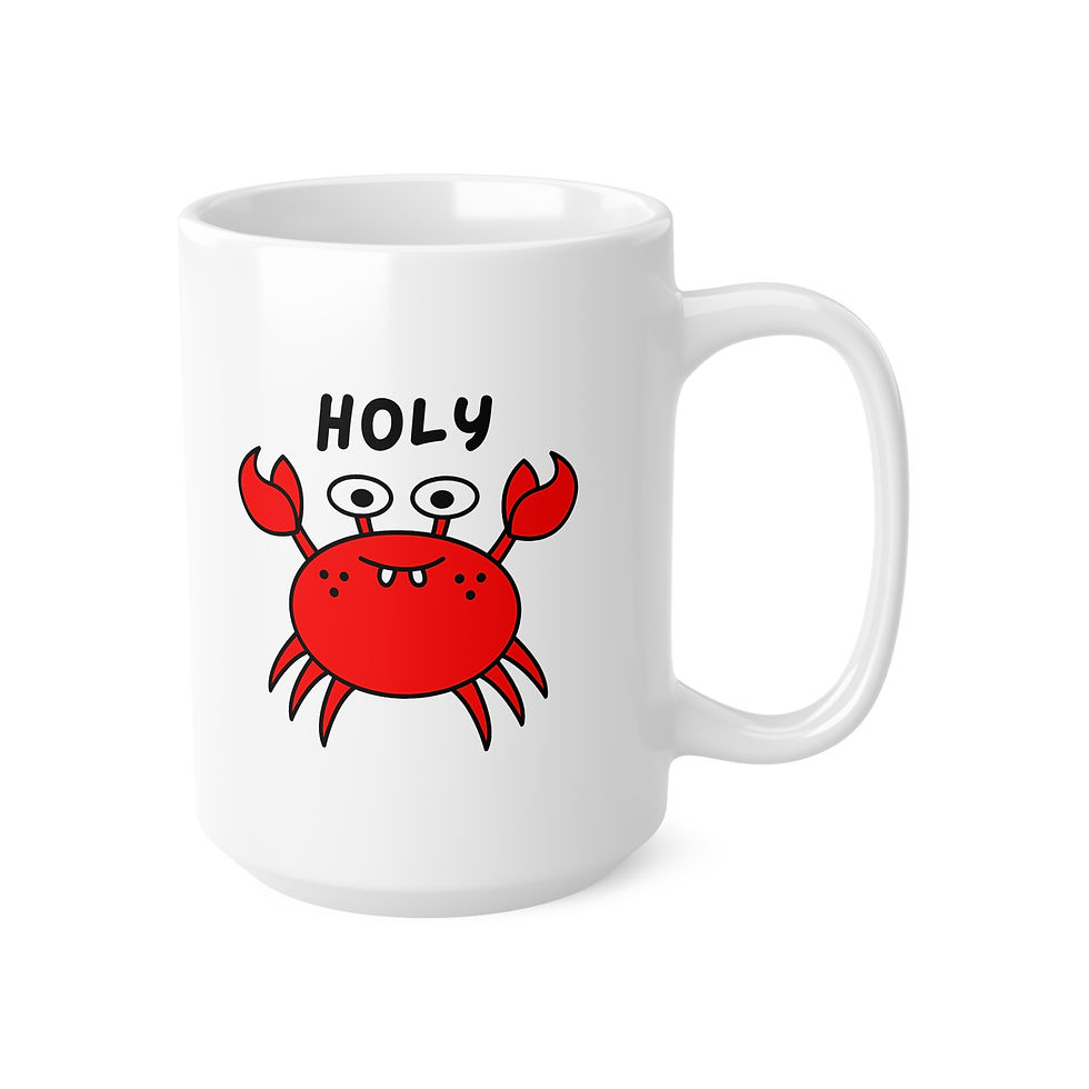 Thumbnail: Holy Crab Mug, Coffee Cup, 11oz, 15oz