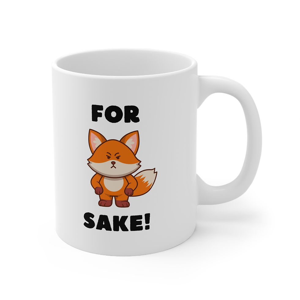Thumbnail: For Fox Sake Mug, Coffee Cup, 11oz, 15oz