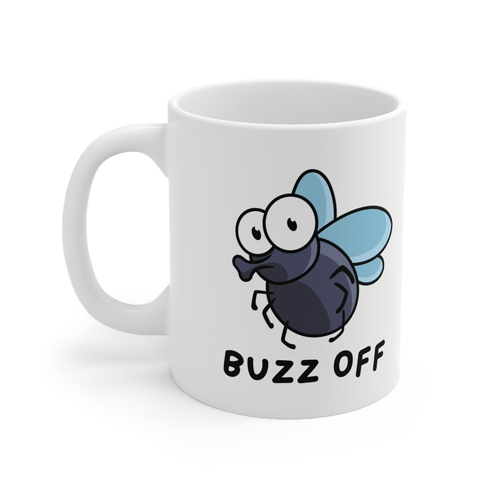 Thumbnail: Buzz Off Mug, Coffee Cup, 11oz, 15oz
