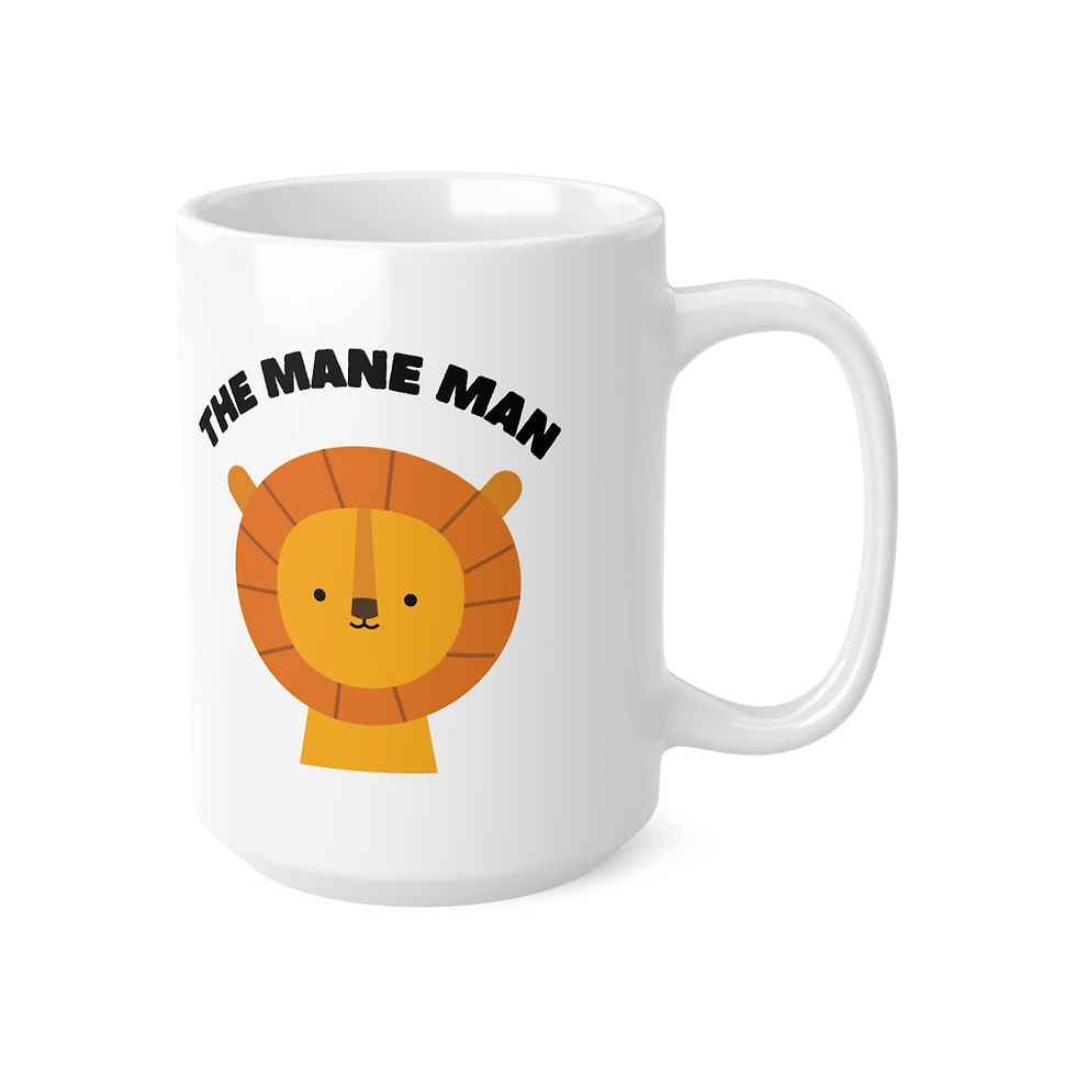 Thumbnail: The Mane Man Mug, Coffee Cup, 11oz, 15oz