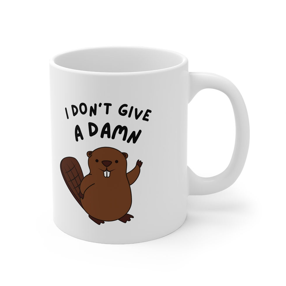 Thumbnail: I Dont Give a Damn Mug, Coffee Cup, 11oz, 15oz