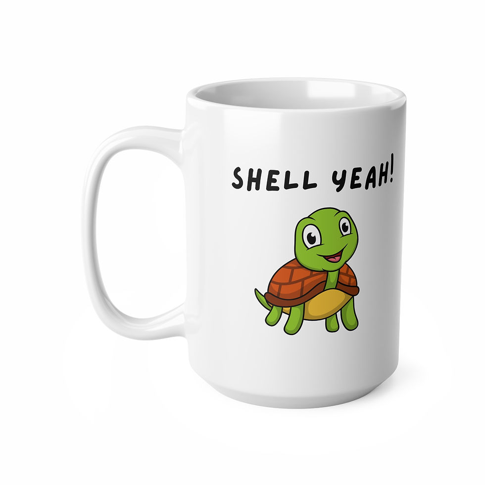 Thumbnail: Shell Yeah, Coffee Cup, 11oz, 15oz