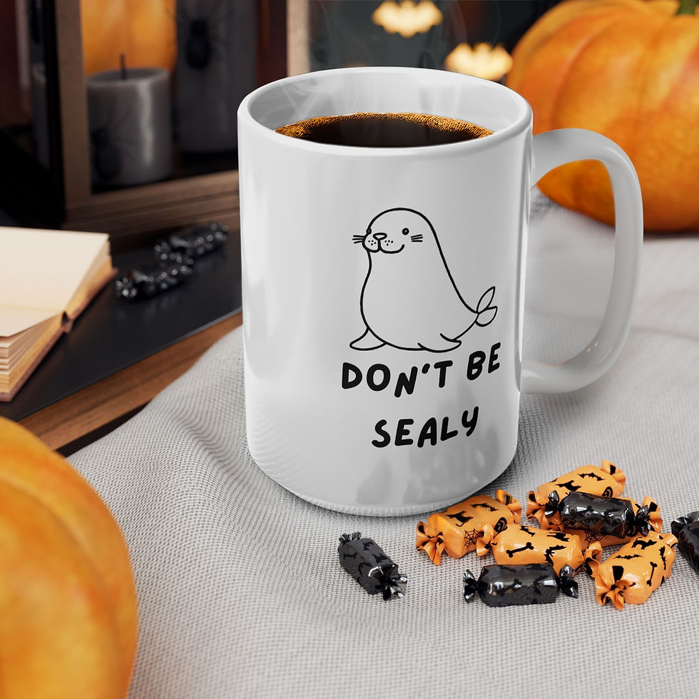 Thumbnail: Don't Be Sealy Mug, Coffee Cup, 11oz, 15oz