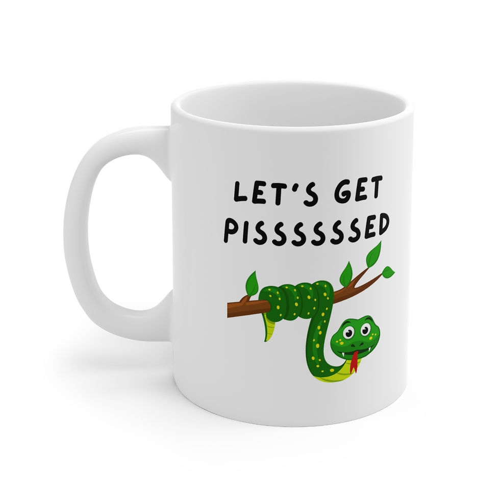 Thumbnail: Let's Get P*ssssed, Coffee Cup, 11oz, 15oz