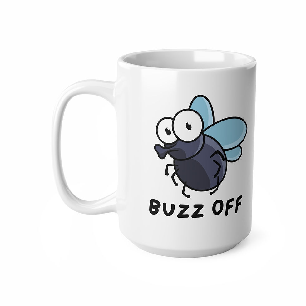 Thumbnail: Buzz Off Mug, Coffee Cup, 11oz, 15oz