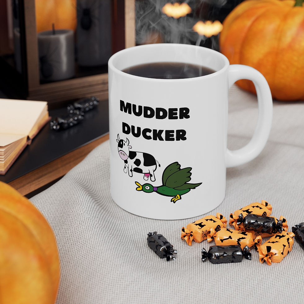 Thumbnail: Mudder Ducker Mug, Coffee Cup, 11oz, 15oz