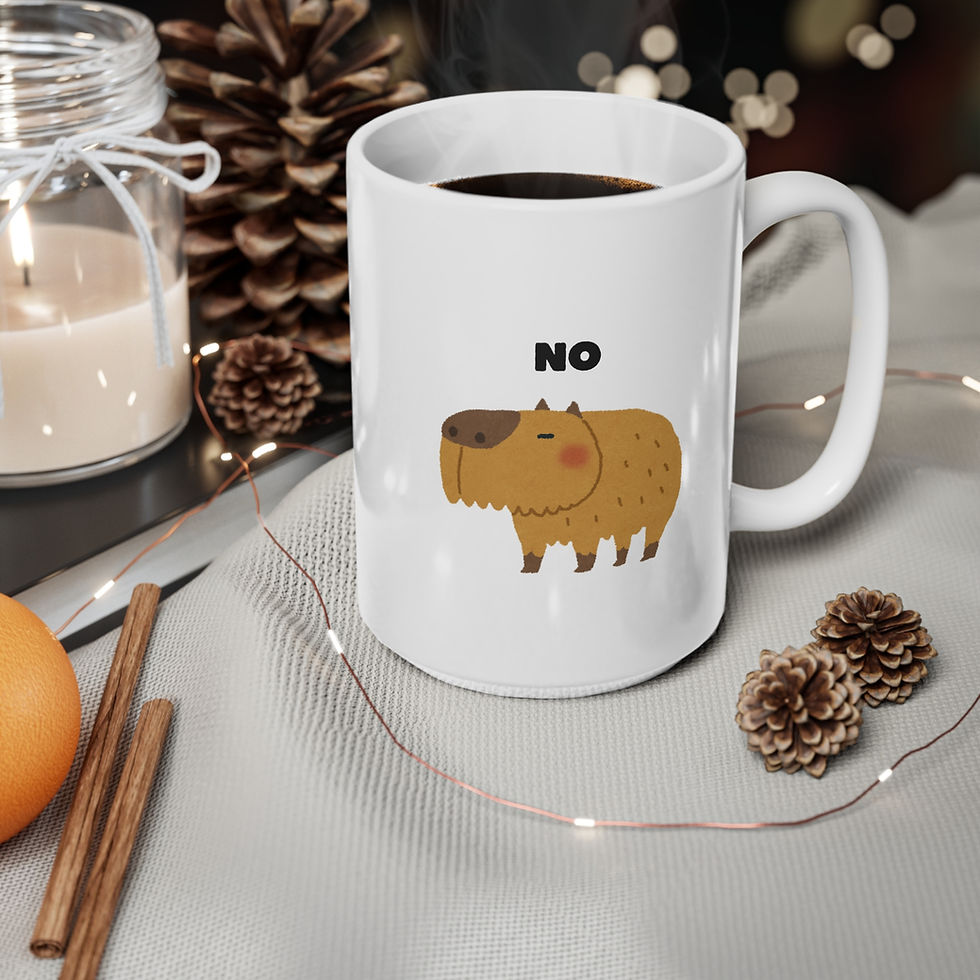 Thumbnail: No Cap Mug, Coffee Cup, 11oz, 15oz, (Gift)