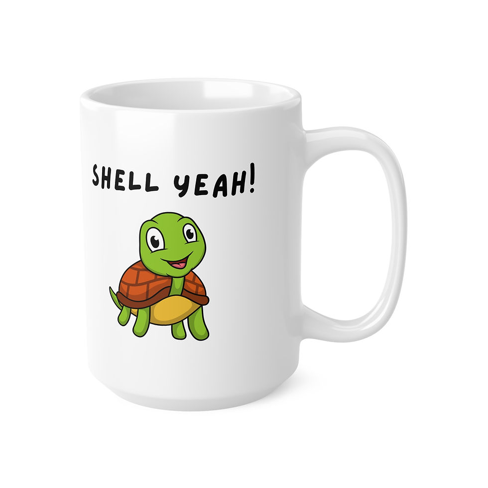 Thumbnail: Shell Yeah, Coffee Cup, 11oz, 15oz
