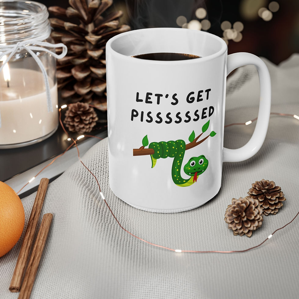 Thumbnail: Let's Get P*ssssed, Coffee Cup, 11oz, 15oz