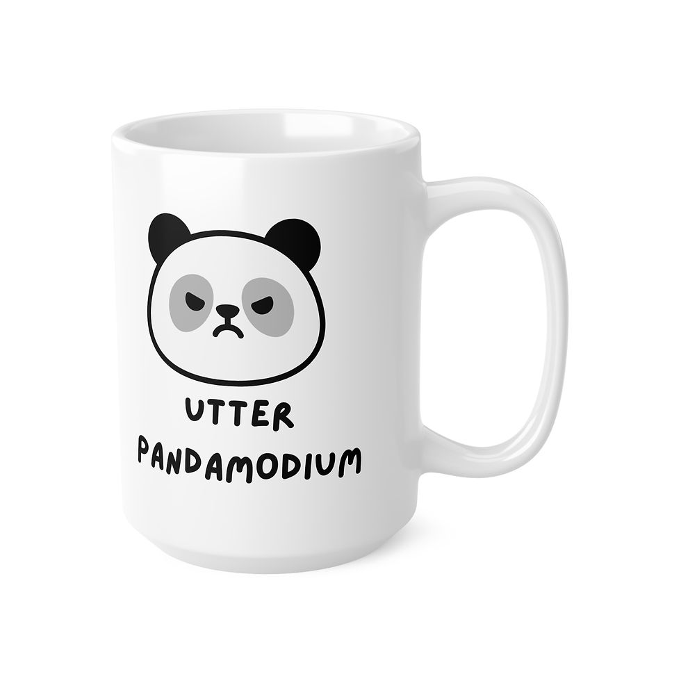 Thumbnail: Utter Pandamodium Mug, Coffee Cup, 11oz, 15oz