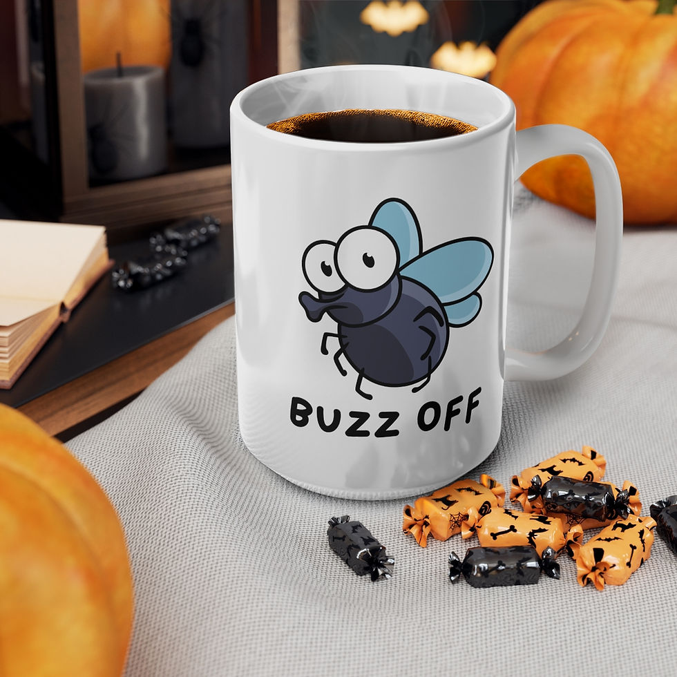 Thumbnail: Buzz Off Mug, Coffee Cup, 11oz, 15oz
