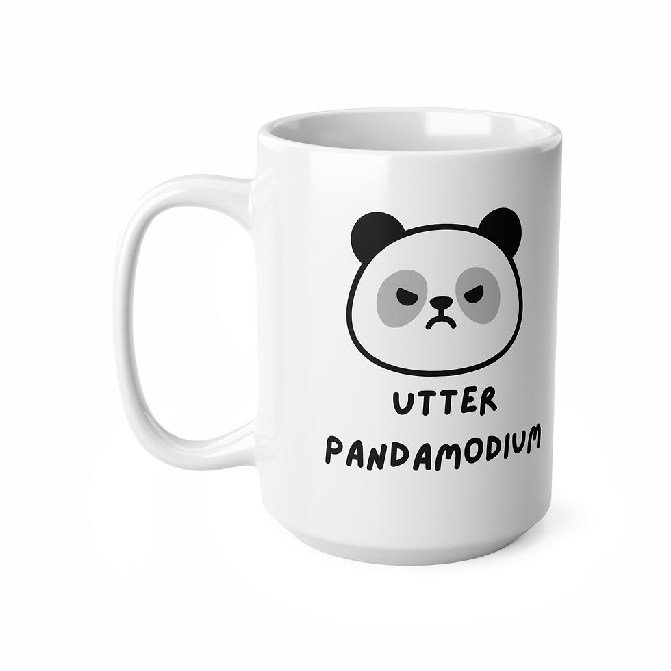 Thumbnail: Utter Pandamodium Mug, Coffee Cup, 11oz, 15oz