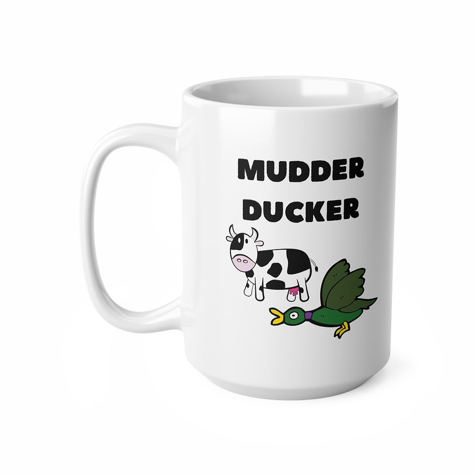 Thumbnail: Mudder Ducker Mug, Coffee Cup, 11oz, 15oz