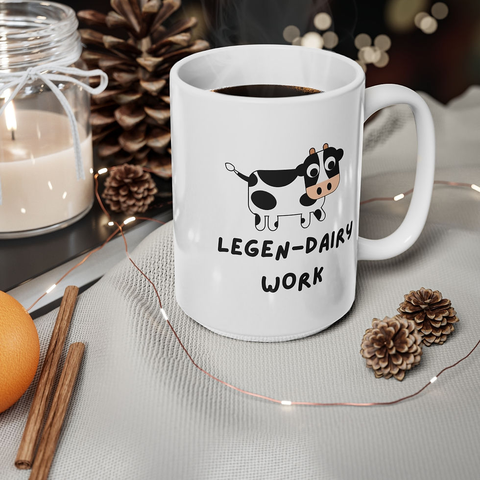 Thumbnail: Legen-Dairy Work Mug, Coffee Cup, 11oz, 15oz