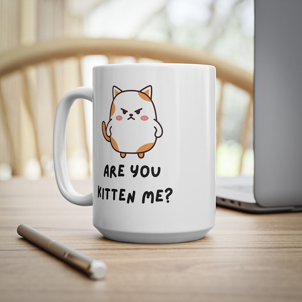 Thumbnail: Are You Kitten Me Mug, Coffee Cup, 11oz, 15oz