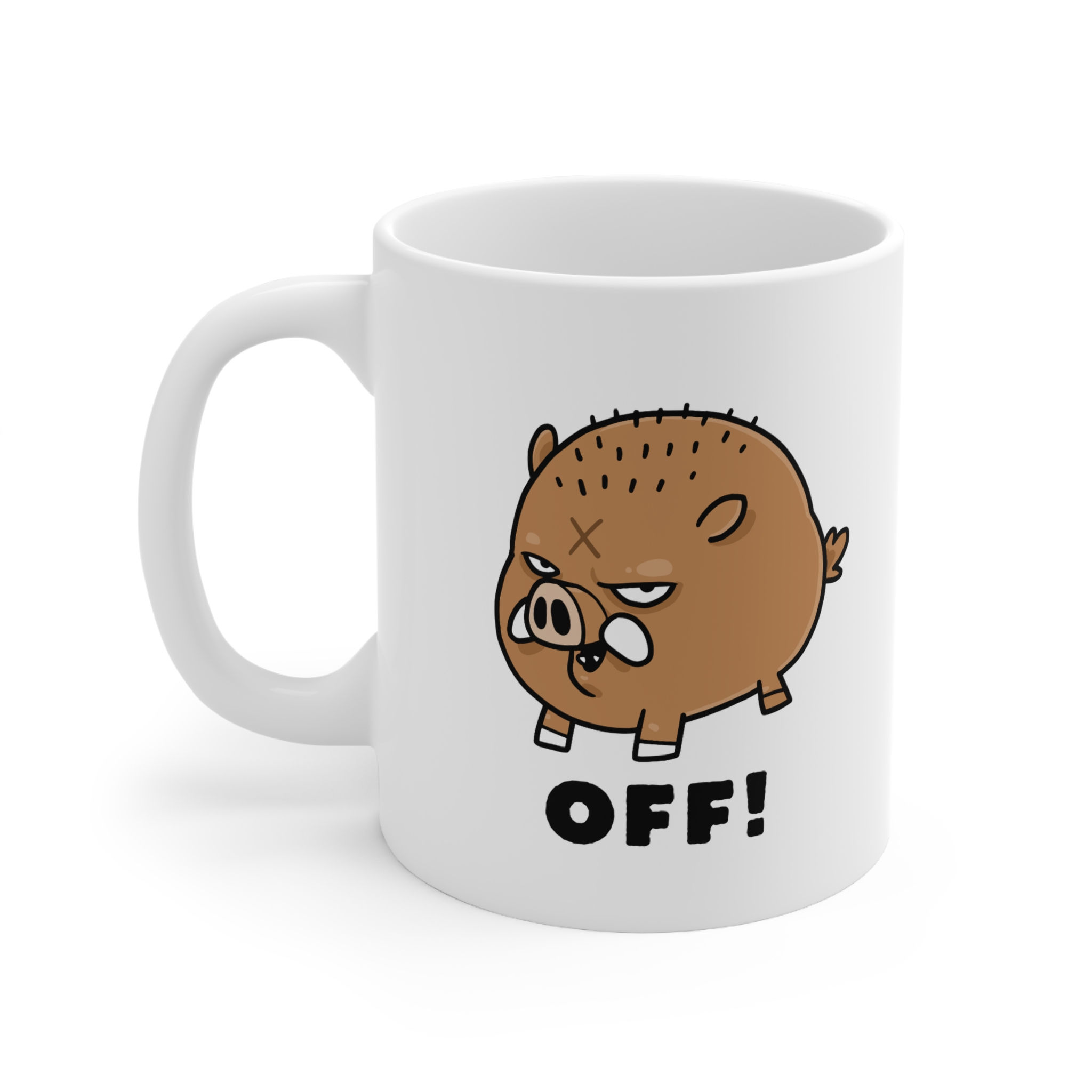 Boar Off Mug, Coffee Cup, 11oz, 15oz