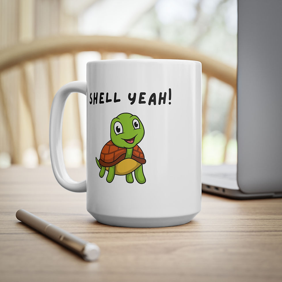 Thumbnail: Shell Yeah, Coffee Cup, 11oz, 15oz
