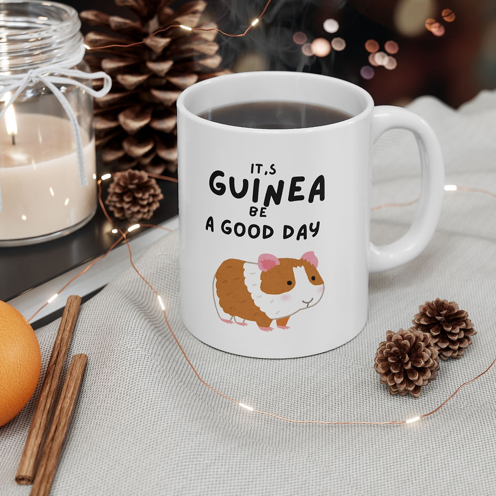 Thumbnail: It's Guinea Be a Good Day Mug, Coffee Cup, 11oz, 15oz