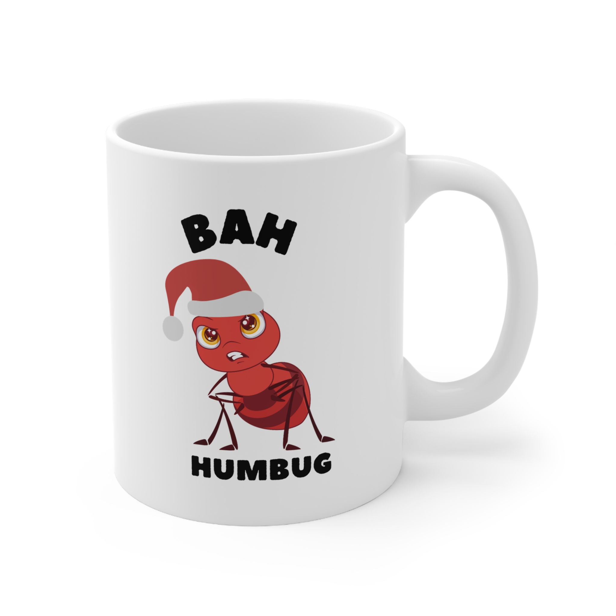 Bah Humbug Mug, Coffee Cup, 11oz, 15oz, (Gift)