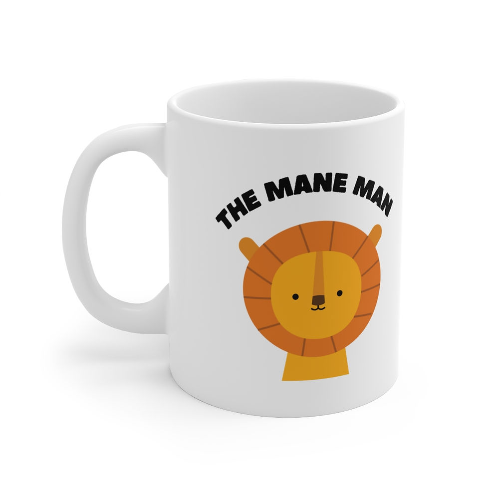 Thumbnail: The Mane Man Mug, Coffee Cup, 11oz, 15oz