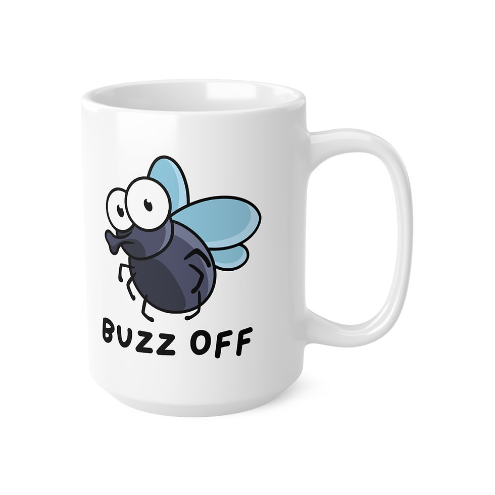 Thumbnail: Buzz Off Mug, Coffee Cup, 11oz, 15oz