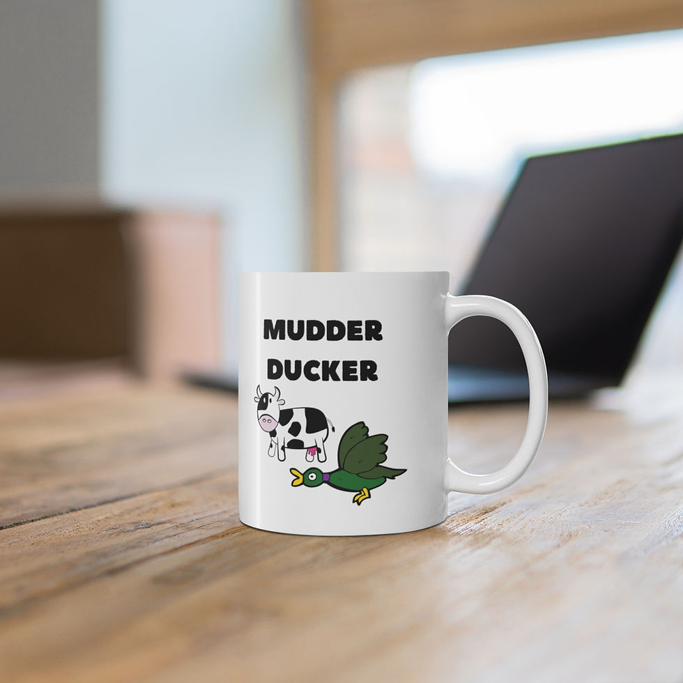 Thumbnail: Mudder Ducker Mug, Coffee Cup, 11oz, 15oz