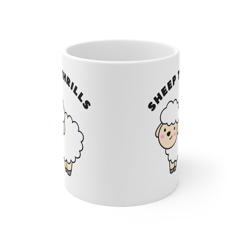 Thumbnail: Sheep Thrills, Coffee Cup, 11oz, 15oz
