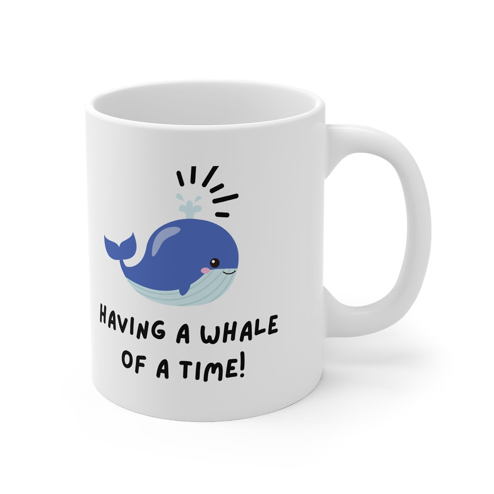 Thumbnail: Having a Whale of a Time Mug, Coffee Cup, 11oz, 15oz
