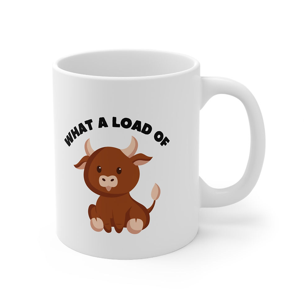Thumbnail: What a Load of Bull Mug, Coffee Cup, 11oz, 15oz