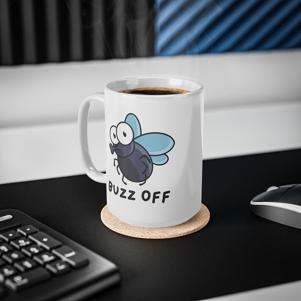 Thumbnail: Buzz Off Mug, Coffee Cup, 11oz, 15oz