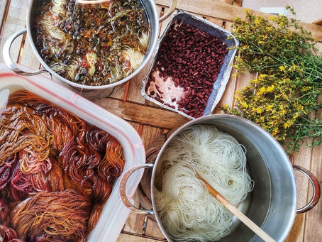 Come tingere la lana in modo naturale