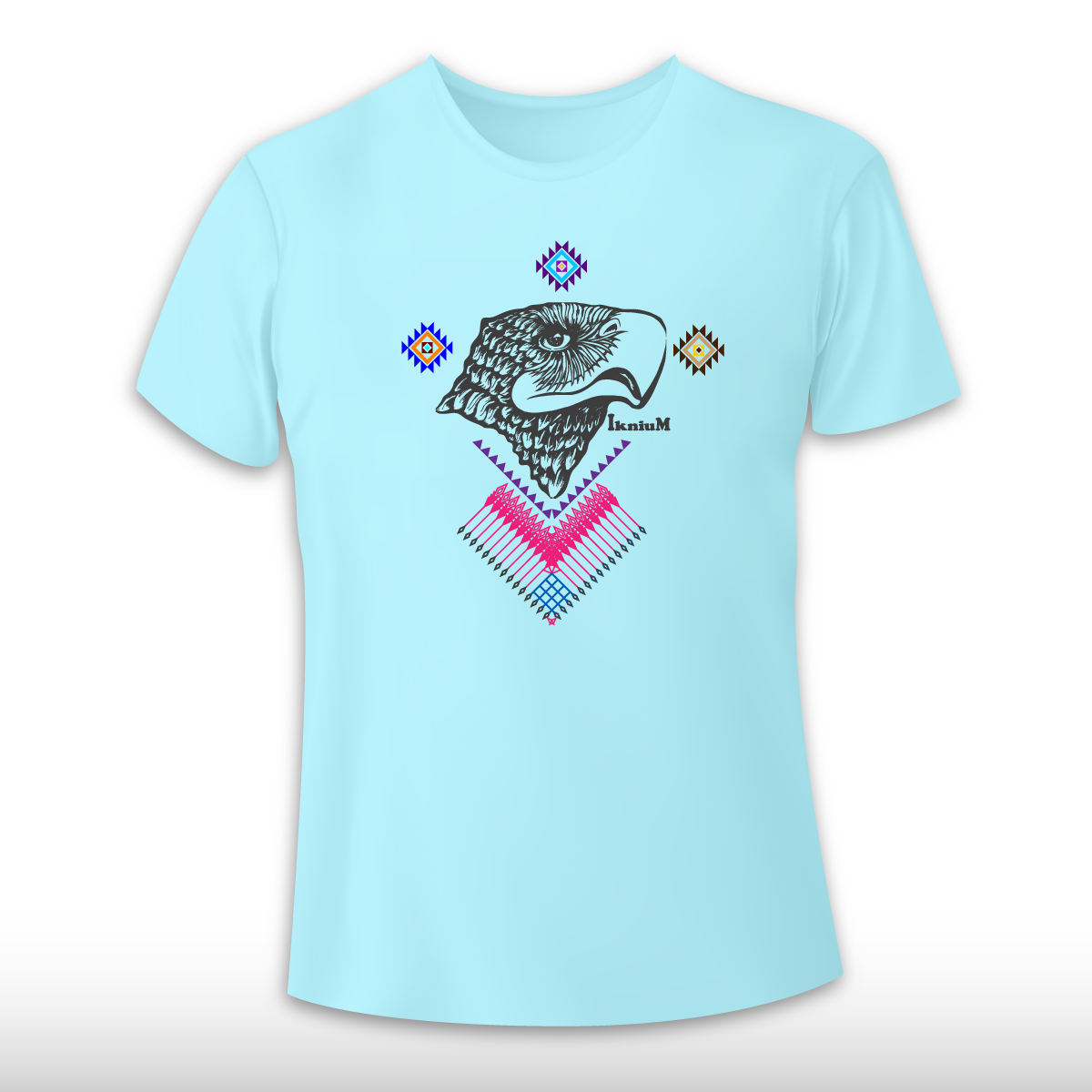 Playera estampada Flecos Caballero