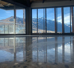 High gloss concrete floor Queenstown NZ