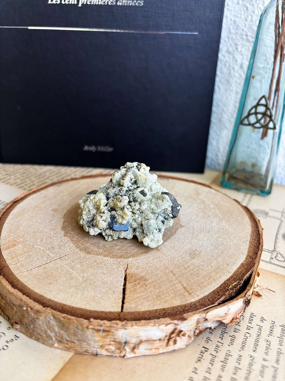 Fluorite, arsenopyrite et mica