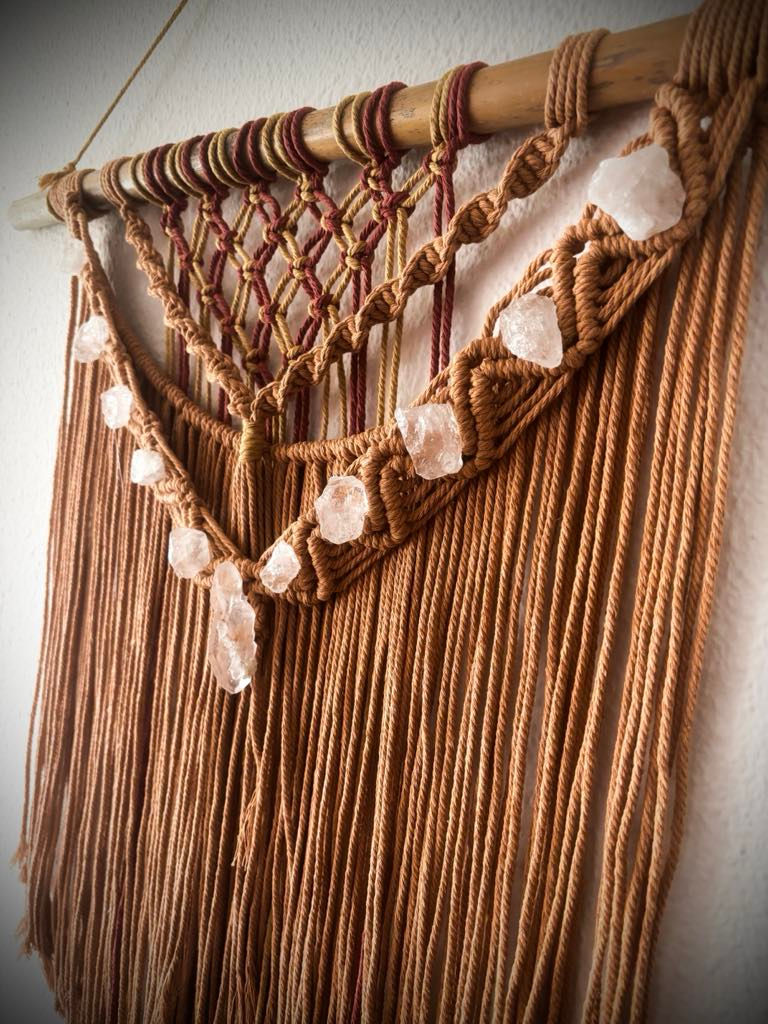 Macramé Coeur de braise