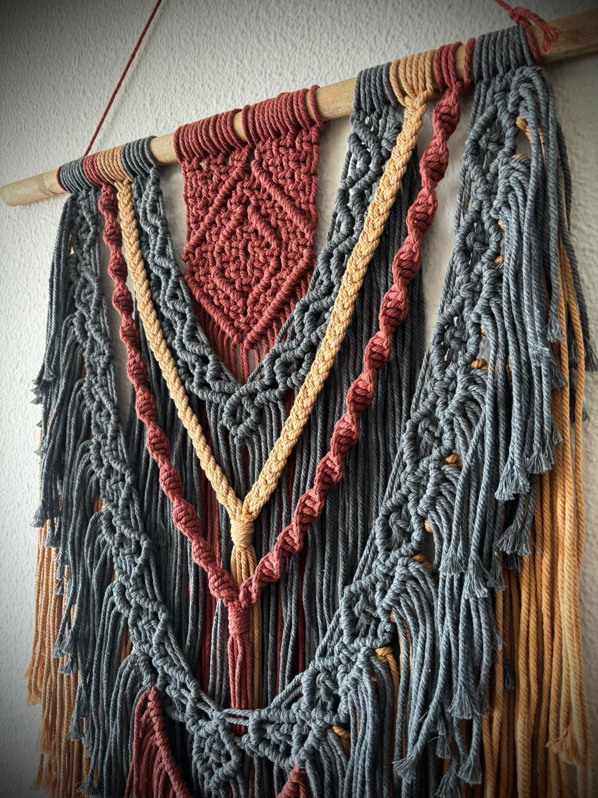 Macramé crépuscule