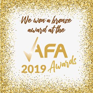 We are thrilled to be Awarded 3rd Place at the AFA Awards for Best Franchise Support’!