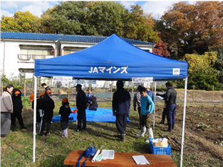 交通少年団・さと芋収穫体験