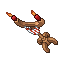 Wooden Candelabra (Red) tibia