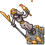 Lit Protectress Lamp tibia