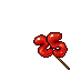 Red 25 Years Balloon tibia