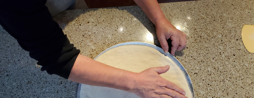 Leave a lip around the outer edges that is a little thicker than the inside.