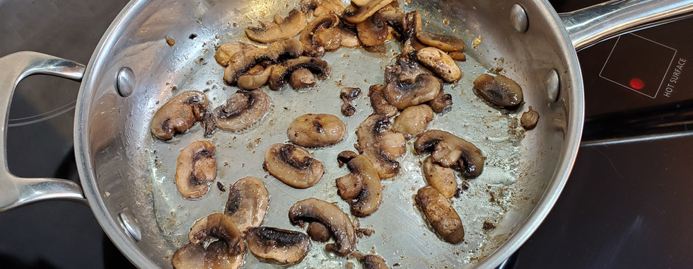 Continue frying until all the moisture has evaporated.