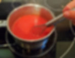 Sugar Tyme Crabapple Sauce cooking