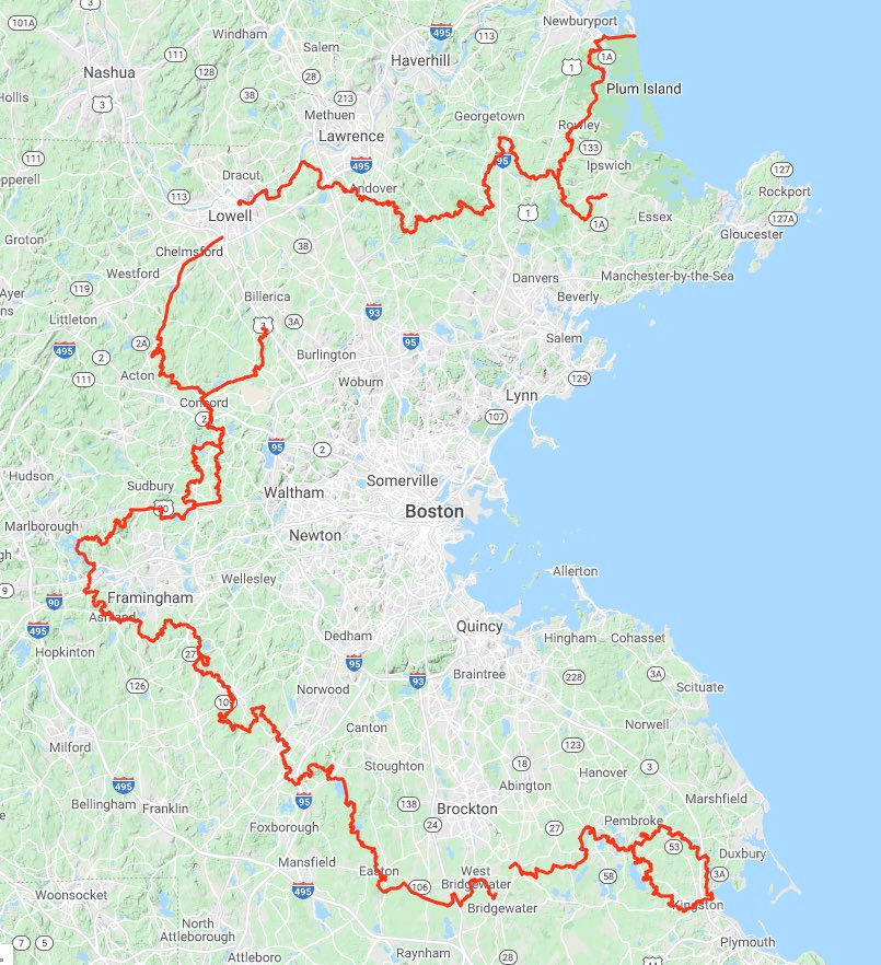 Articles on the Bay Circuit Trail