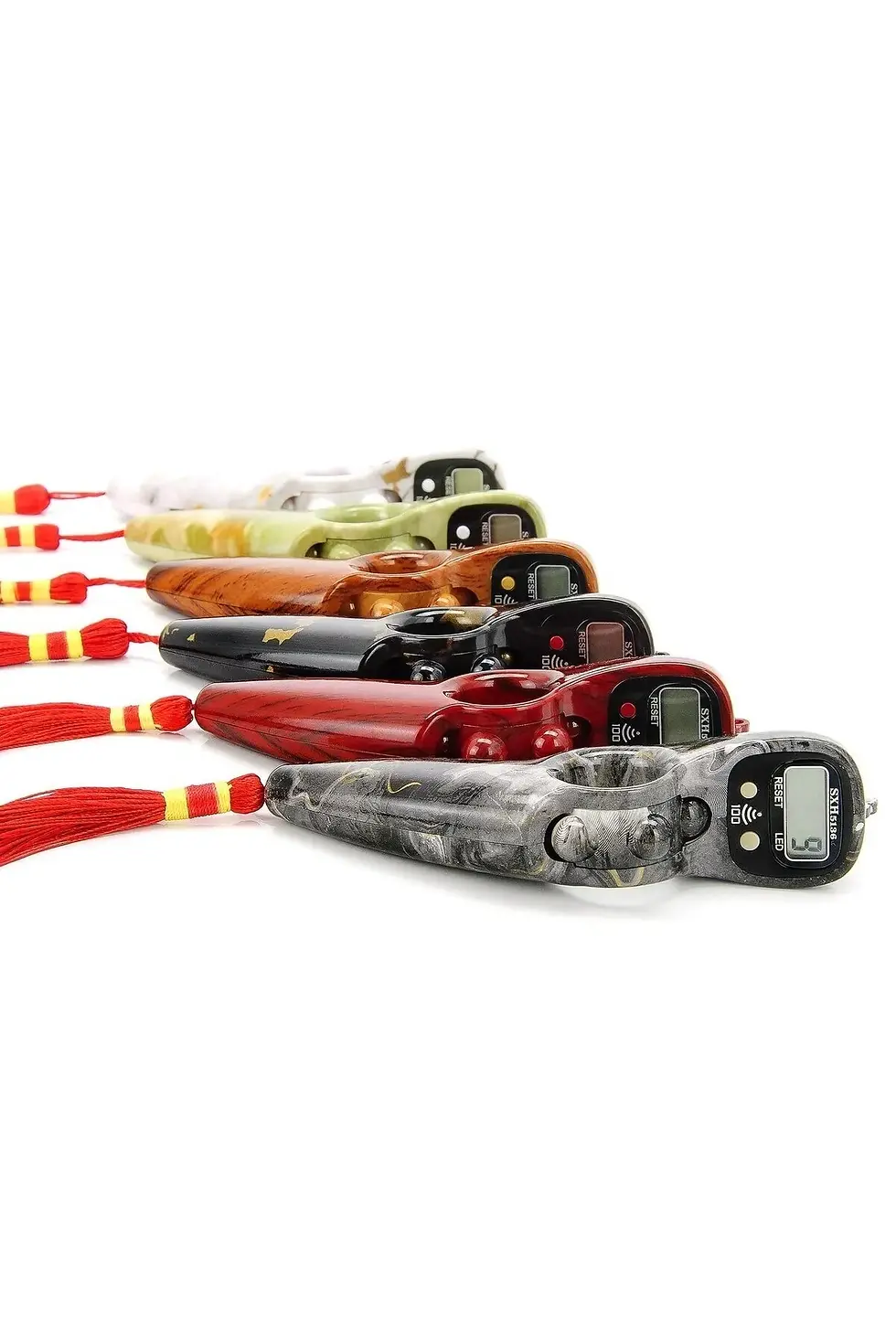 Küçük resim: Dijital Çevirmeli Ledli Zikirmatik Karışık Renk