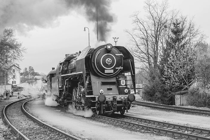 Black Steam Engine