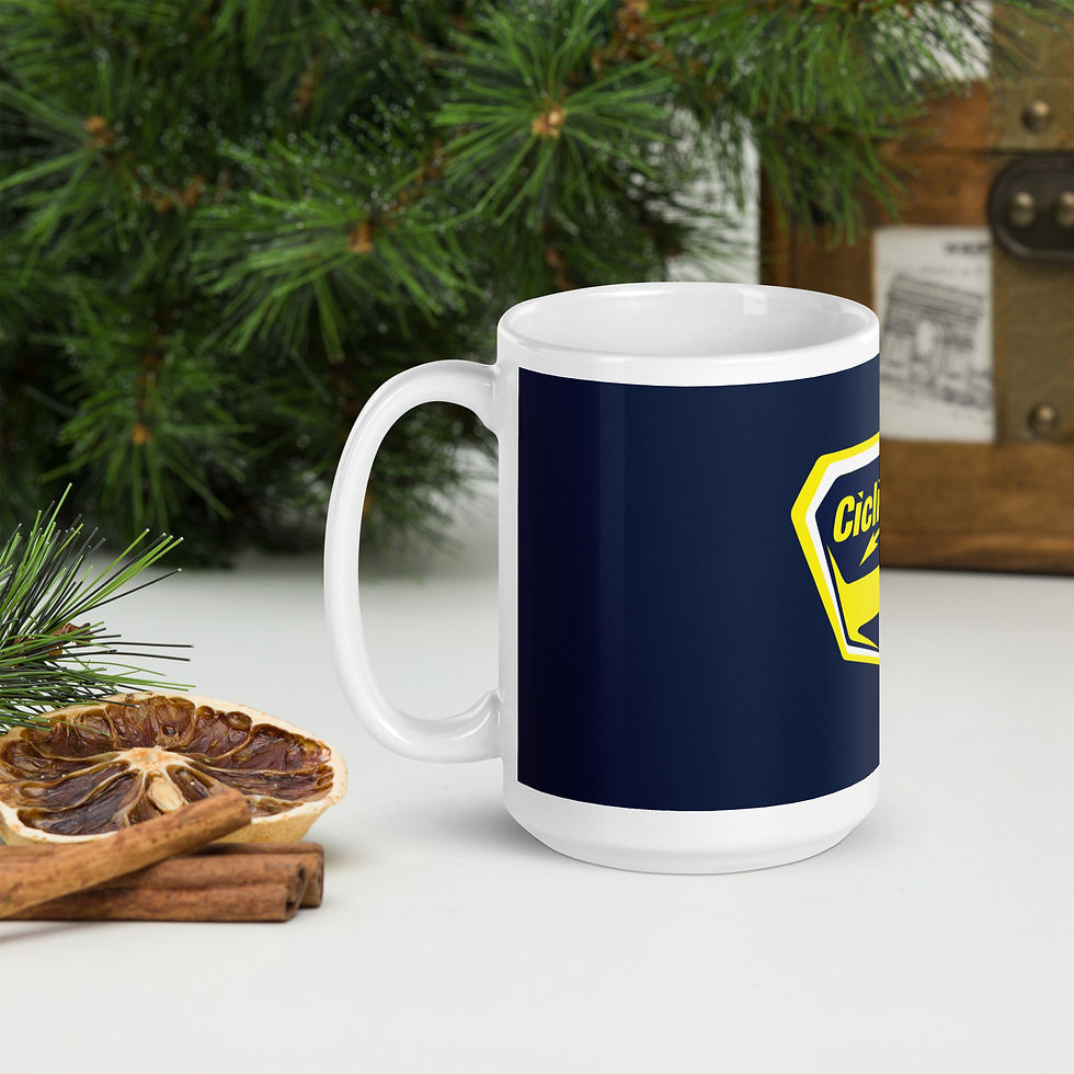 Miniature : White glossy mug