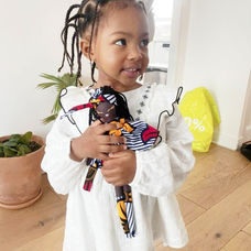 BABITECTURE POUPEE NOIRE DOUDOU NOIRE POUPEE AFRICAINE